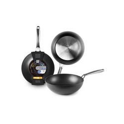 Wok Sarten De Aluminio Fundido Induccion 30 Cm Titan IBILI