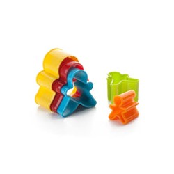 Cortador de Galletas y Fondant de Ginger o Jengibre 5 Piezas IBILI