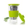 Vaso para Té con Filtro de acero inoxidable 18/10 de Cristal IBILI