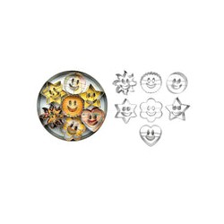 Cortadores para Galletas en Forma de Carita Sonriente IBILI