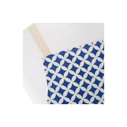 Mandil o Delantal de Cocina Antimanchas Azul de Algodón