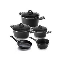 Batería de Cocina Piedra Natura 8 piezas IBILI