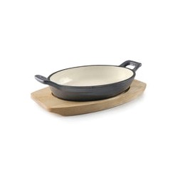 Cacerola Oval Profesional Hierro Fundido Inducción Lacor