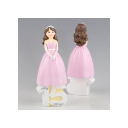 Cake Topper o Figura para Pastel de Quinceañera