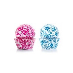 Capacillos o Capsulas de Reposteria Rosa y Azul IBILI