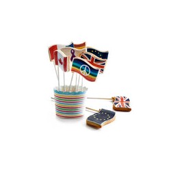 Cortador de Galletas Bandera con Palitos IBILI