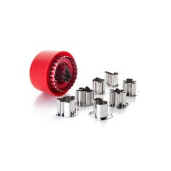 Cortador de Galletas Rellenas o Linzer Navidad IBILI