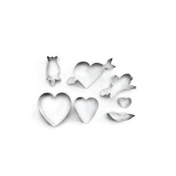 Cortador de Galletas San Valentin 7 Piezas IBILI