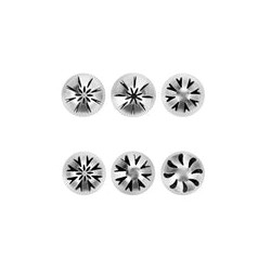 Duyas O Boquillas Esféricas Para Decorar Set De 6 Pzas IBILI