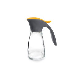 Mielera o Dispensador de Salsas Antigoteo Cristal y Plastico IBILI