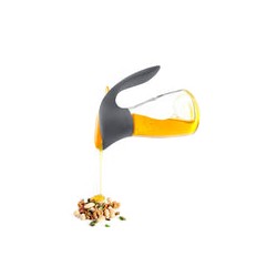 Mielera o Dispensador de Salsas Antigoteo Cristal y Plastico IBILI