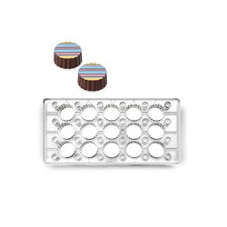 Molde Chocolate o Bombon Redondo Profesional Magnetico IBILI