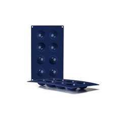Molde Chocolates Semiesfera Silicona 8 Cavidades Marca Ibili