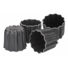Molde Para Canelé De Acero Pack 4 Unidades 6 Cm Marca Ibili