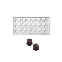 Molde para Chocolate de Policarbonato Rizado IBILI