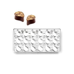 Molde para Chocolate Forma de Lagrima Magnetico Profesional IBILI