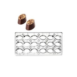 Molde para Chocolate Forma Oval Magnetico Profesional IBILI