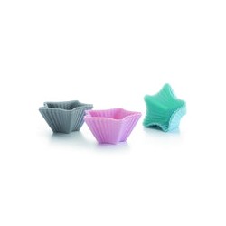 Molde para Cupcakes / Mantecadas / Muffin  estrella IBILI