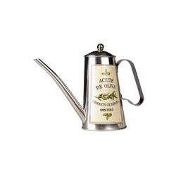 Aceitera "Oliva" de Acero Inoxidable IBILI