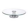 Base Giratoria de Cristal o Soporte para Pastel IBILI
