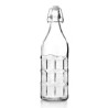 Botella de Vidrio Vintage Rectangulos 1L IBILI