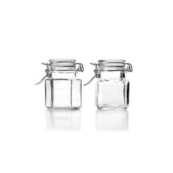 Botes Mini de Vidrio para Mermelada y Especias 2 unidades IBILI