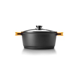 Cacerola Con Tapa Aluminio Fundido Indeformable EVOLUTION 28 Cm IBILI