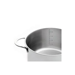 Olla con Tapa "noah" Inducción Acero Inoxidable y Medidas ibili