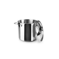 Olla De Acero Inoxidable Con Tapa para Inducción Noah Ibili