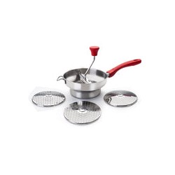 Pasapure o triturador de verduras con 3 discos de 20 cm IBILI