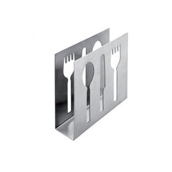 Servilletero U de Acero Inoxidable IBILI