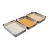 Set de 3 Bandejaso Charolas  para Rebozado marca Ibili